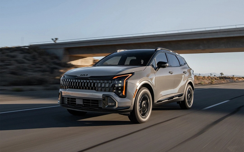 В России впервые предлагают новейшие 230-сильные Kia Sportage 2025 X-Line